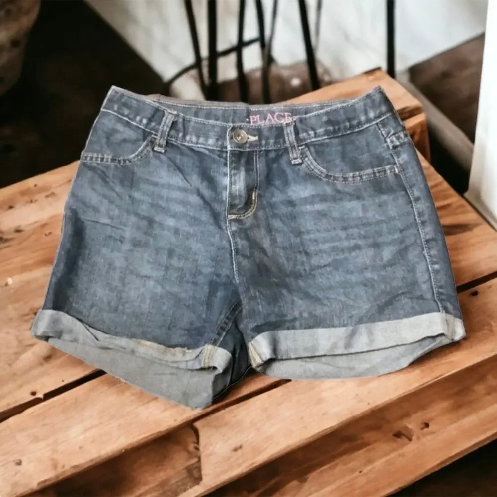 The CHILDREN’S PLACE Blue Jean Shorts Size 10 (Girl's)